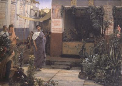 Alma-Tadema, Sir Lawrence The Flower Market (mk23)